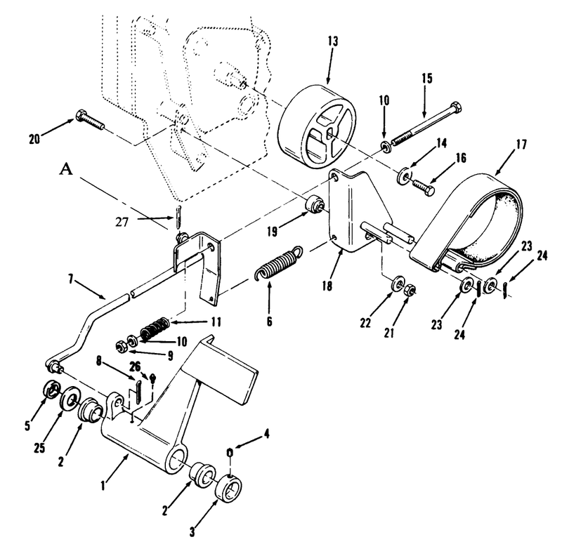 Clutch Brake And Speed Control Linkage