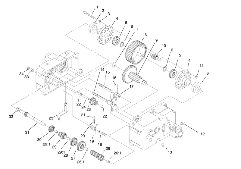 Transmission 8 Speed 8 Pinion continued