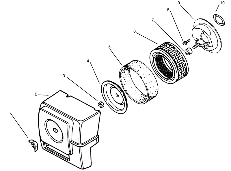 Air Cleaner Kohler Model Ms14s Ts601559