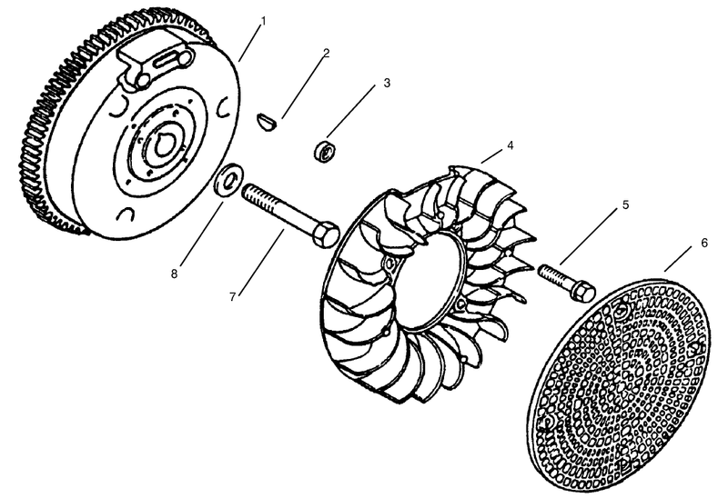 Flywheel Kohler Model Ms14s Ts601559