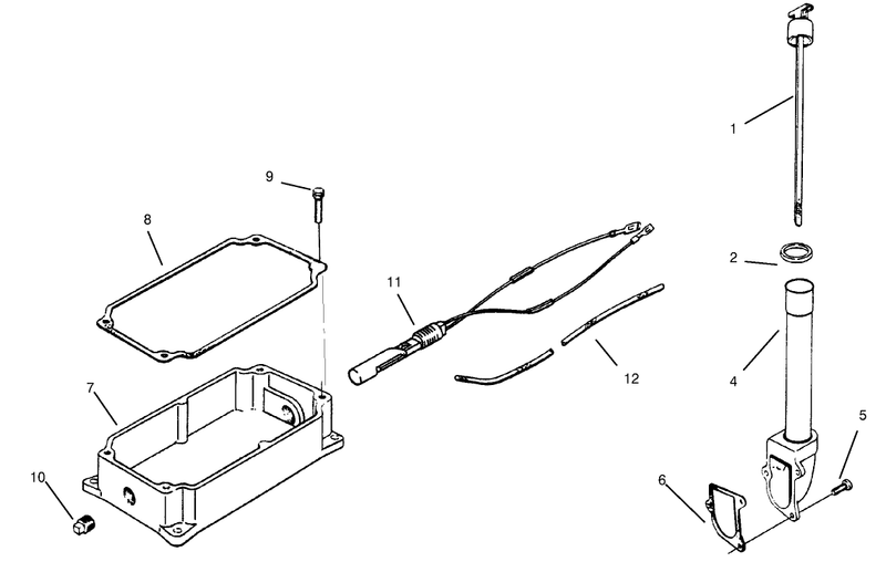 Oil Pan And Dipstick Kohler Model Ms14s Ts601559