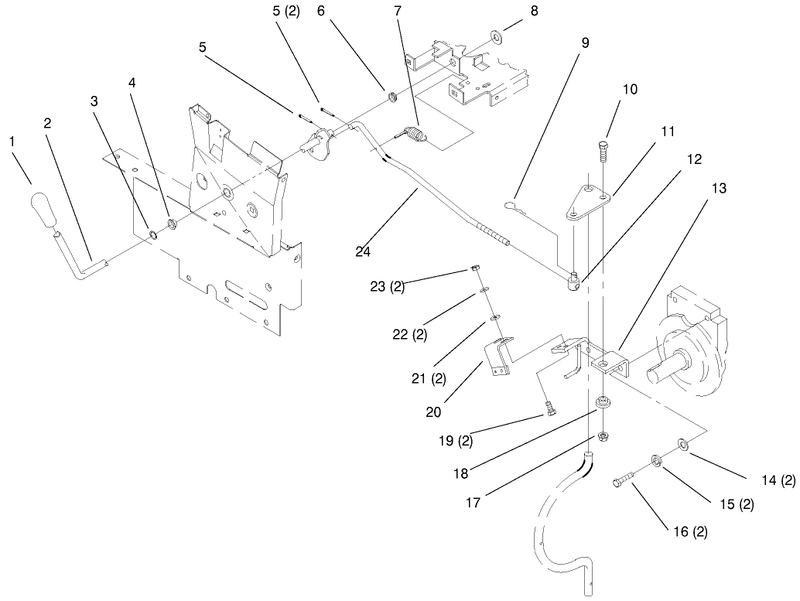 Pto Clutch Linkage