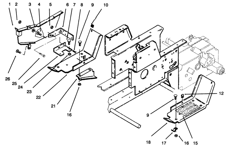 Belt Guard and Footrests