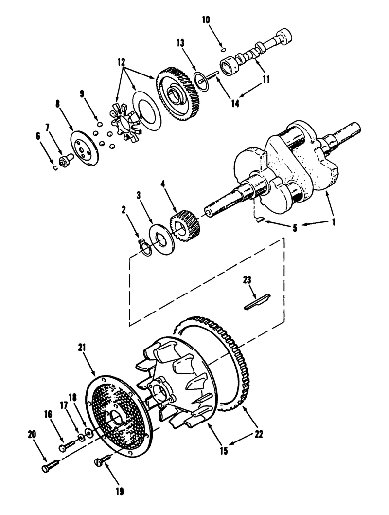 Crankshaft Camshaft Flywheel