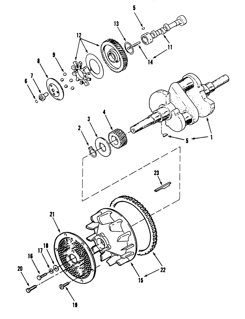 Crankshaft Camshaft Flywheel