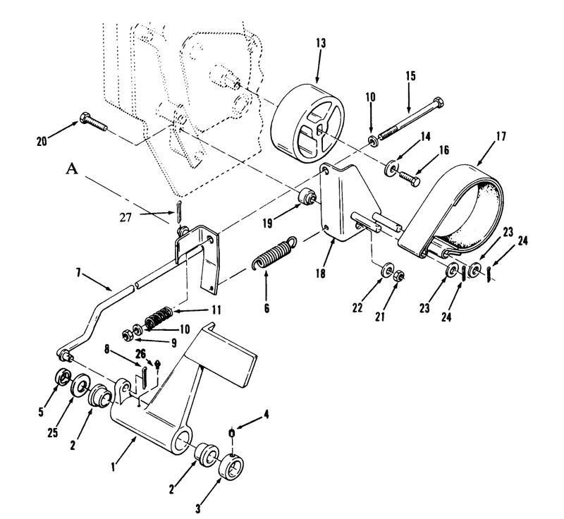 Clutch Brake And Speed Control Linkage