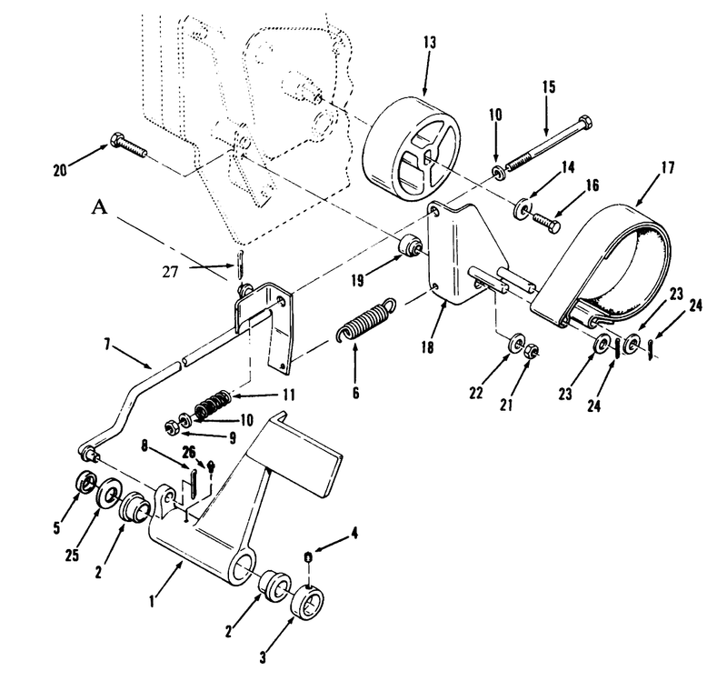 Clutch Brake And Speed Control Linkage