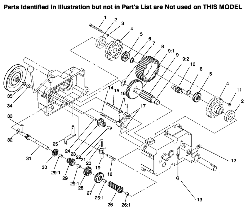 Transmission 8 Speed 8 Pinion continued