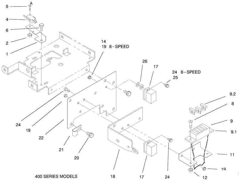 Hoodstand Electrical Housing and Wire Harness