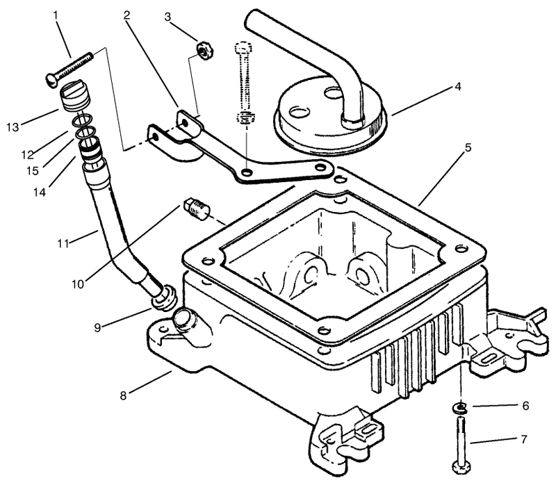 Oil Fill Tube and Base
