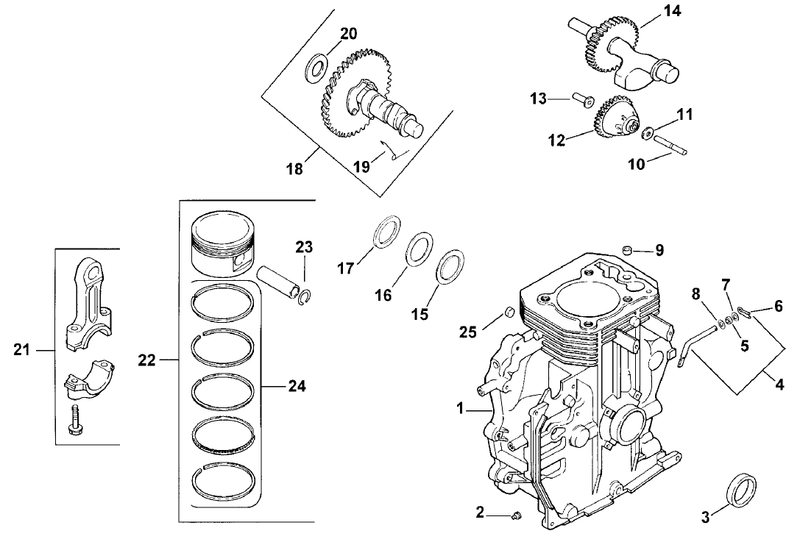 Crankcase model 73429 Only