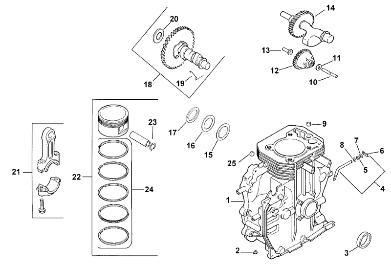 Crankcase model 73449 Only