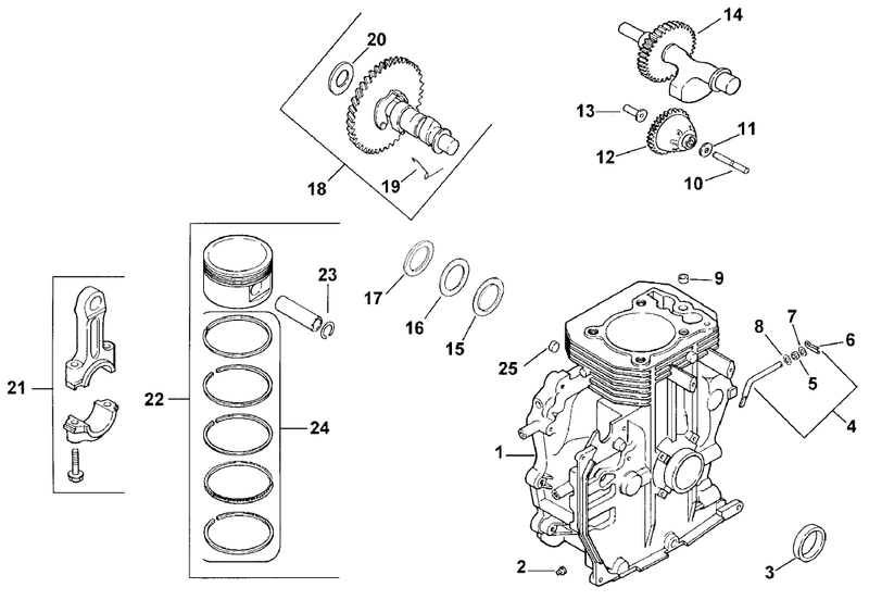 Crankcase model 73429 Only