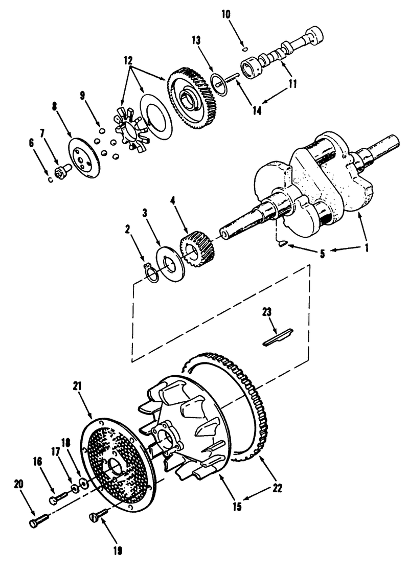 Crankshaft Camshaft Flywheel