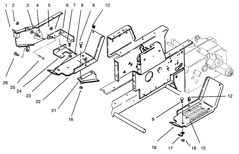 Belt Guard and Footrests