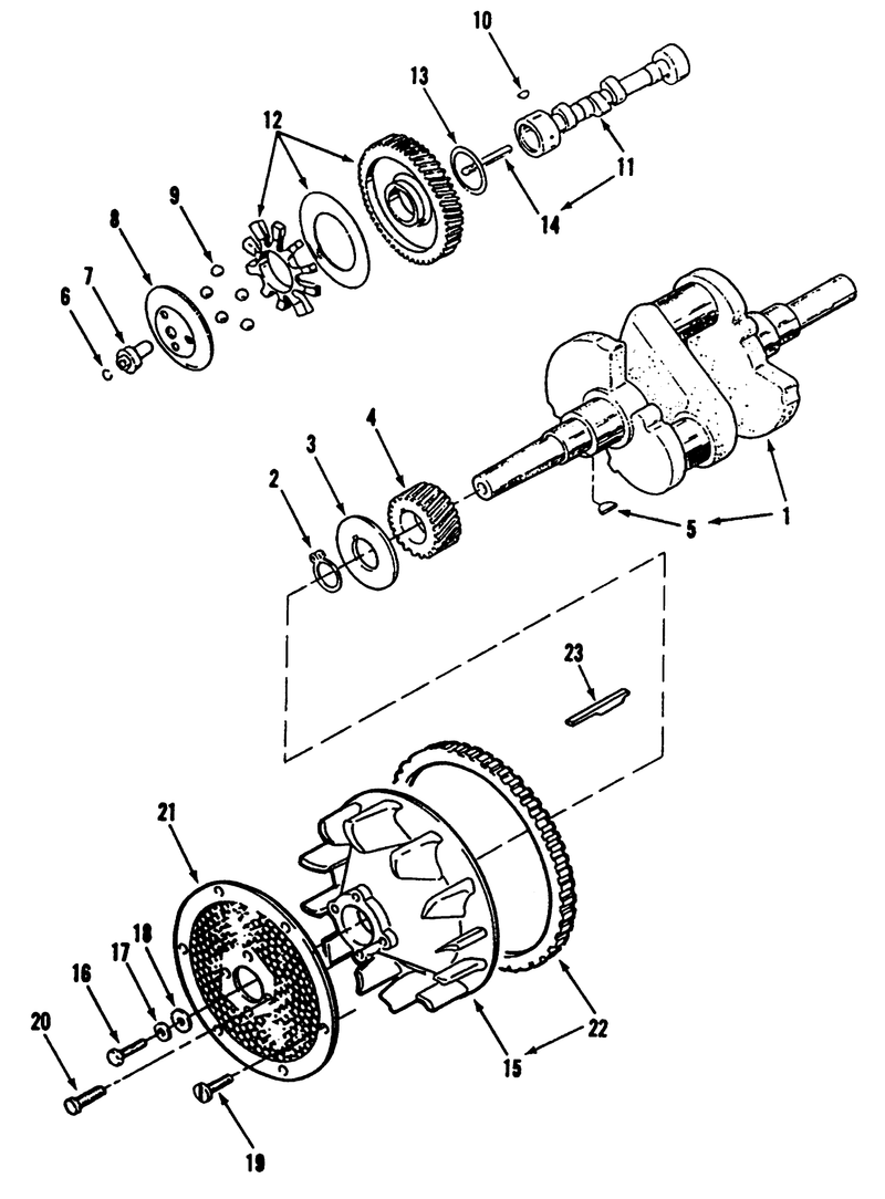 Crankshaft Camshaft Flywheel