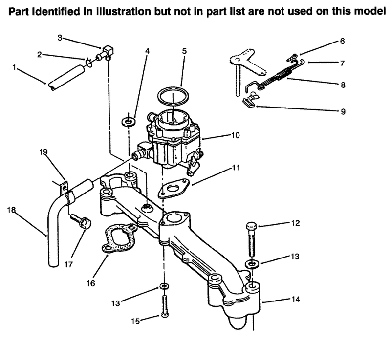Intake Manifold and Carburetor