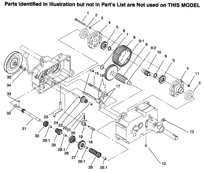 Transmission 8 Speed 8 Pinion continued