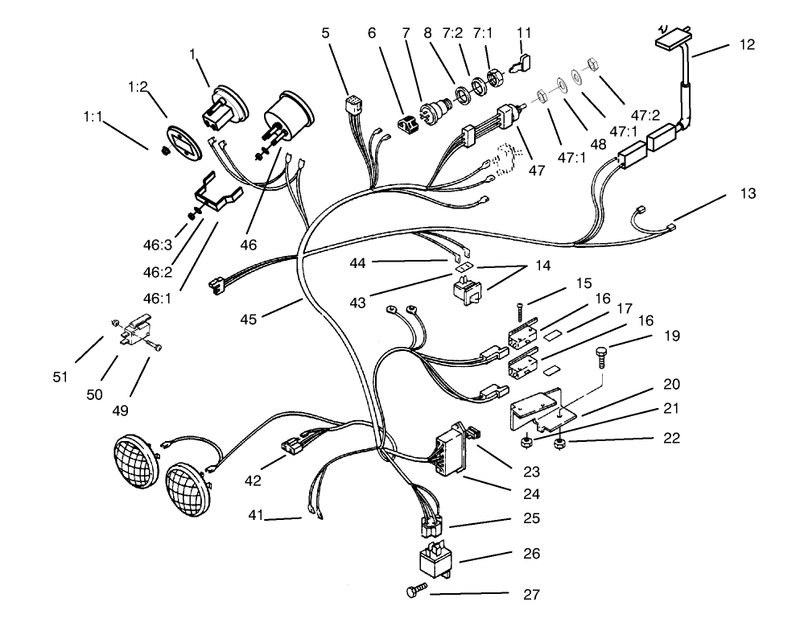 416 8e Wire Harness Attachment and Component S