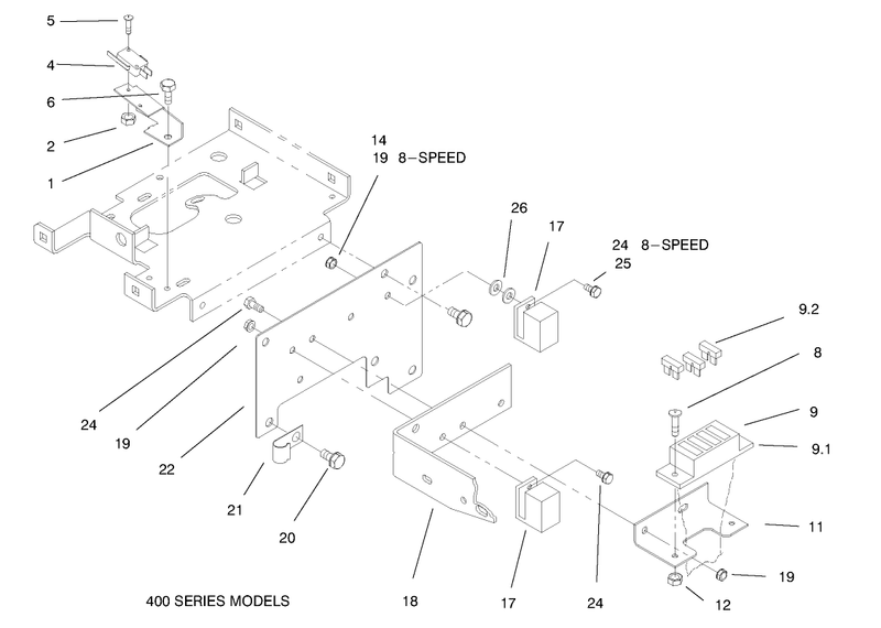 Hoodstand Electrical Housing and Wire Harness