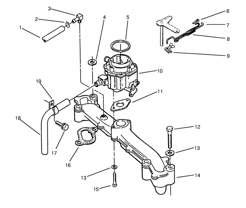 Intake Manifold and Carburetor