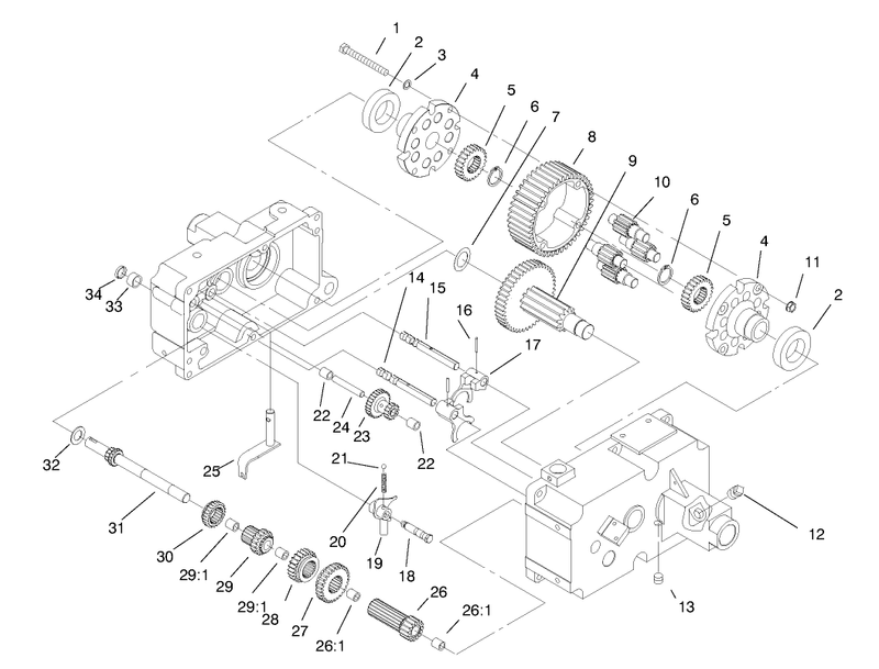 Transmission 8 Speed 8 Pinion continued