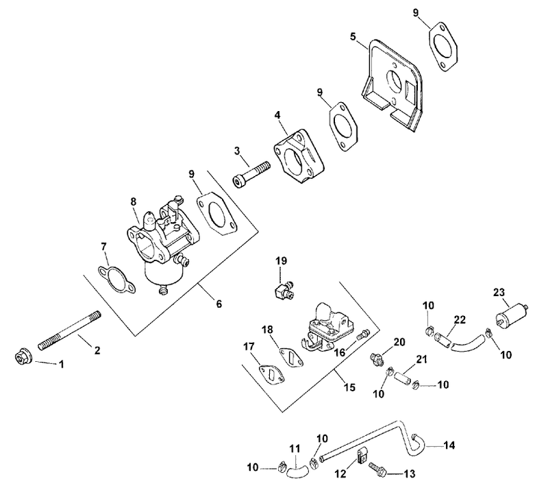 Carburetor and Fuel Pump