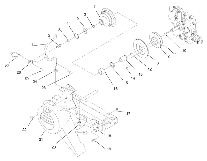 Pto Clutch Cover And Belt Guides