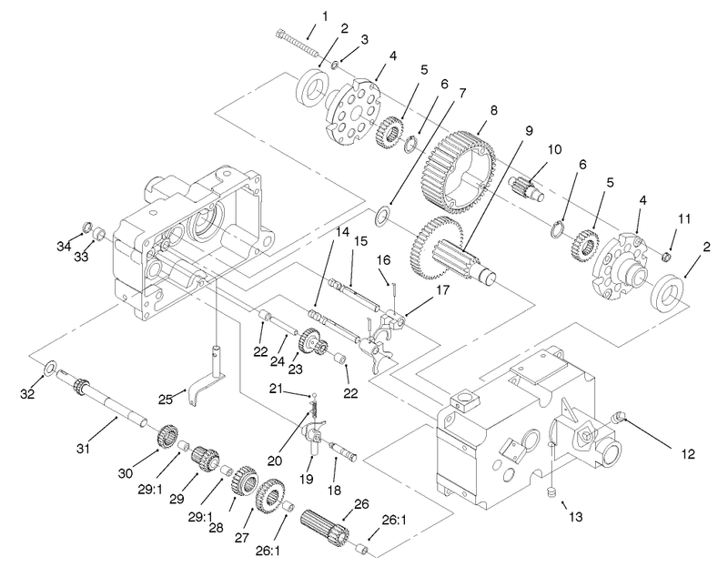 Transmission 8 Speed 8 Pinion continued