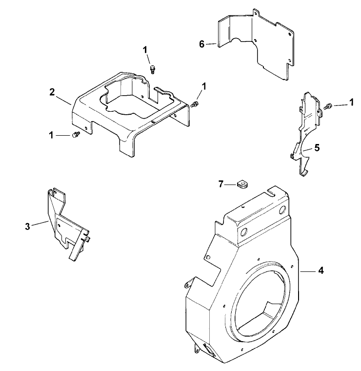 Blower Housing And Baffles model 73449 Only