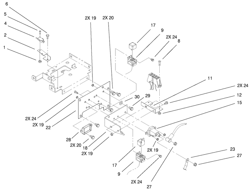 Hoodstand Electrical Mounting Assembly