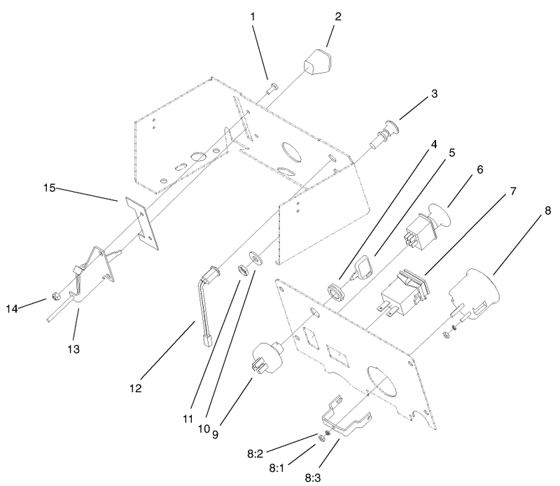 Gauge Warning Light And Control Assembly