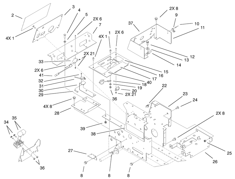 Hoodstand And Console Assembly