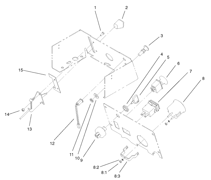 Gauge Warning Light and Control Assembly