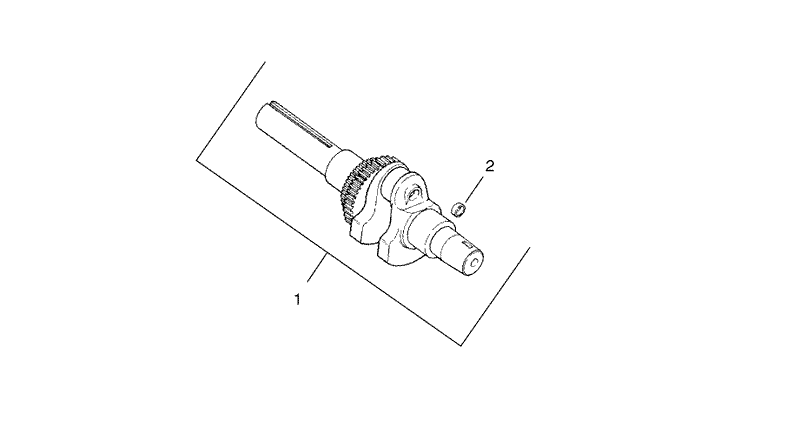 Crankshaft Assembly Kohler Model CH15S 44533
