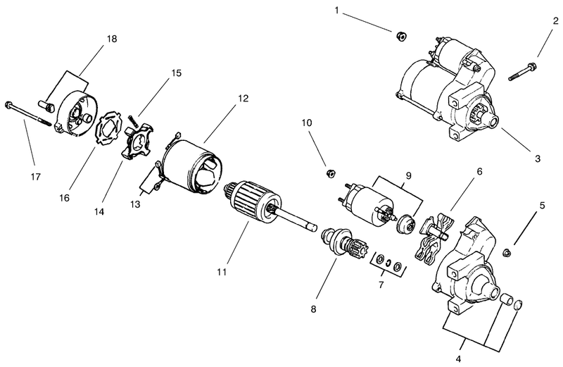 Group 7 Starting System model 73470 Only