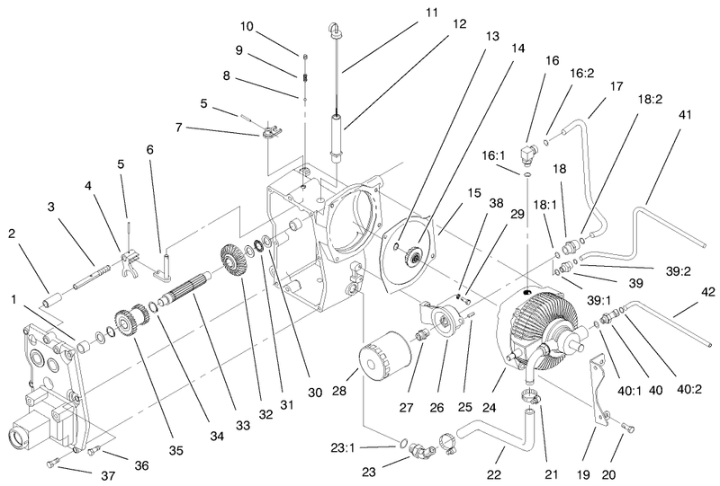 Hydro Trans Axle Assembly continued
