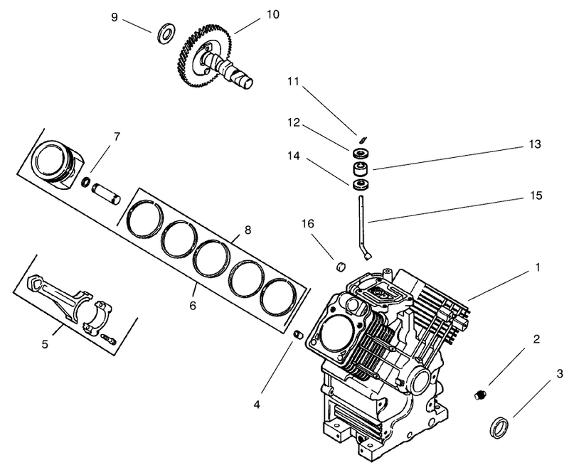 Group 2 Crankcase model 73471 Only