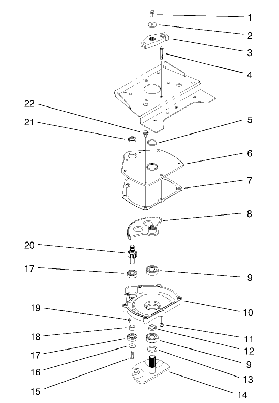 Lower Manual Steering Assembly