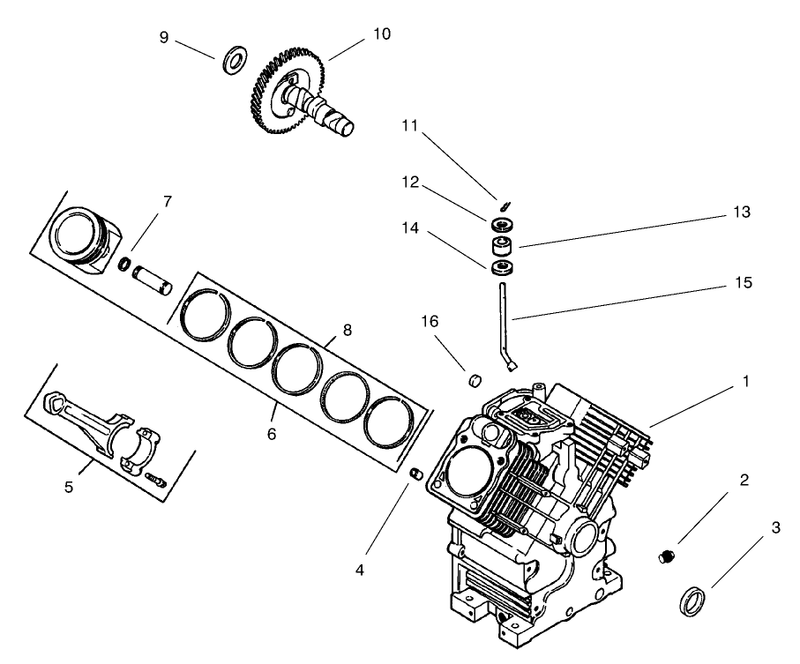 Group 2 Crankcase model 73471 Only