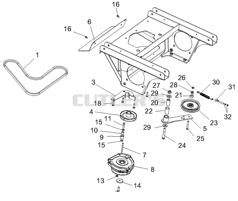 Clutch And Exhaust Deflector