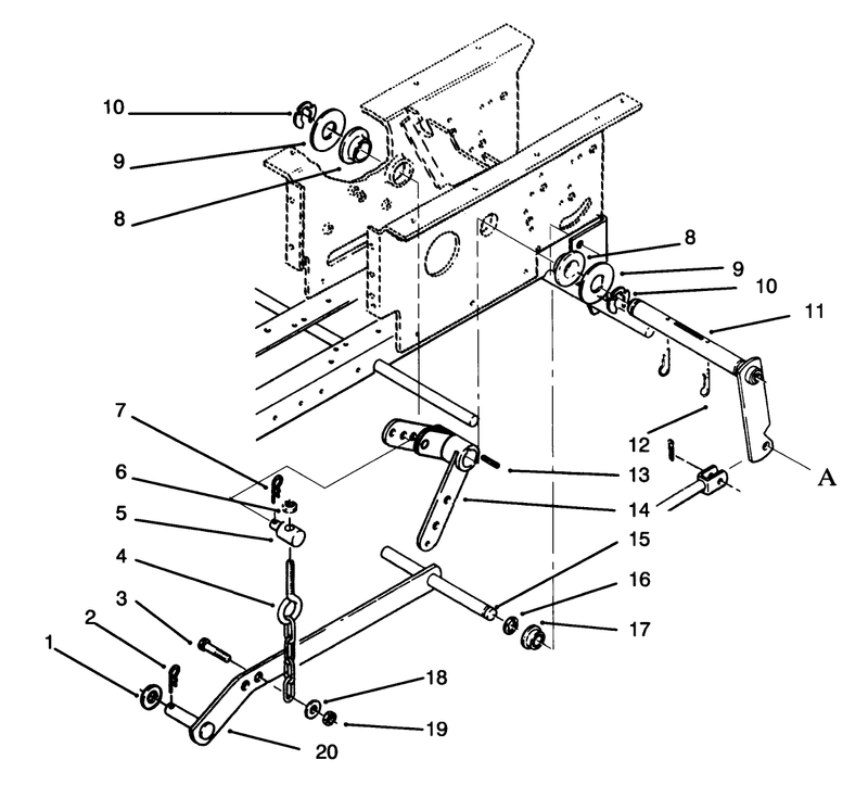 Hydrostatic Lift Linkage
