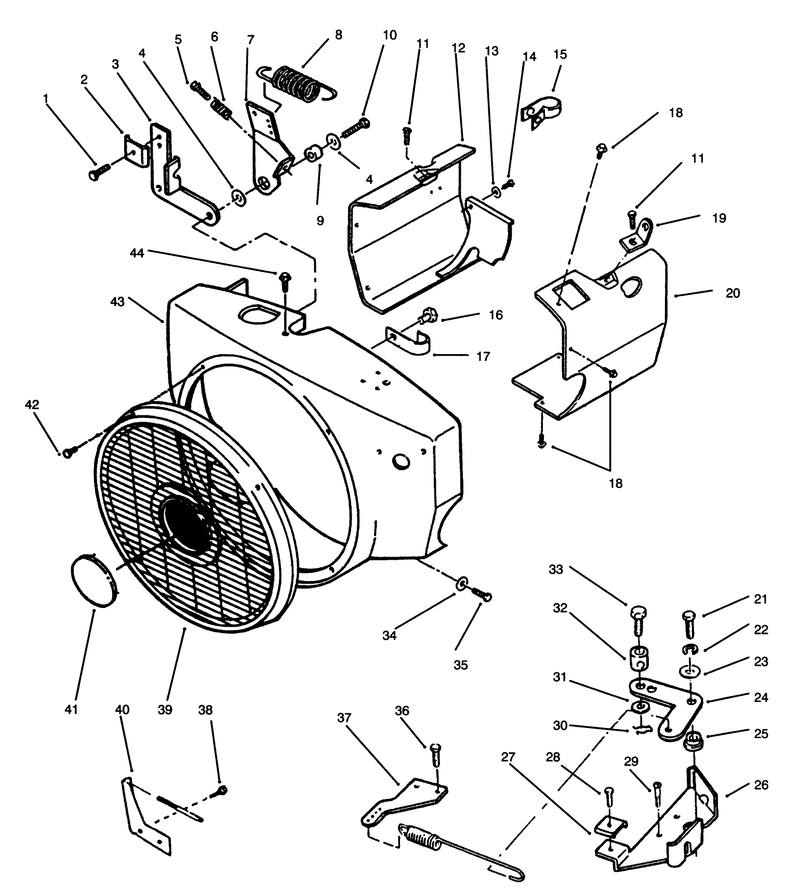 Blower Housing And Governor