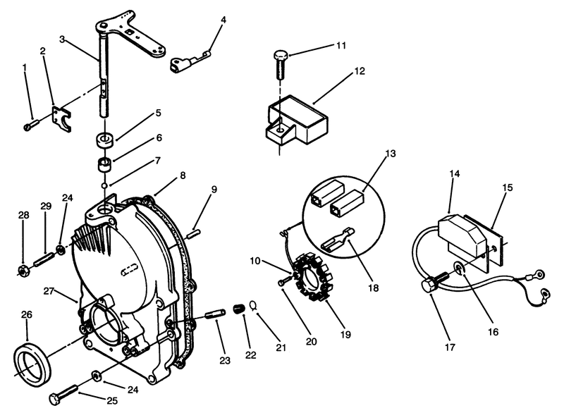 Gearcase and Ignition Controls