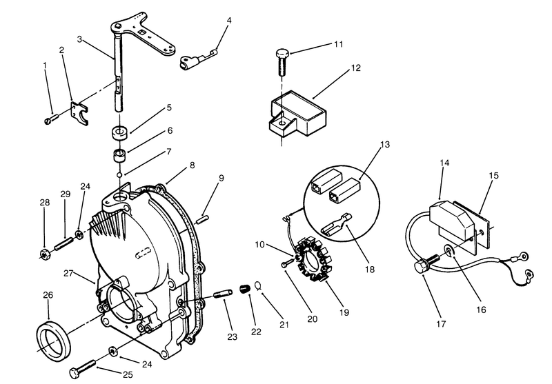 Gearcase and Ignition Controls