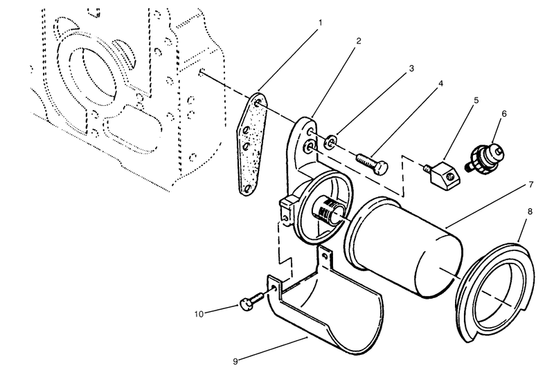 Oil Filter And Low Oil Pressure Cut Off Switch