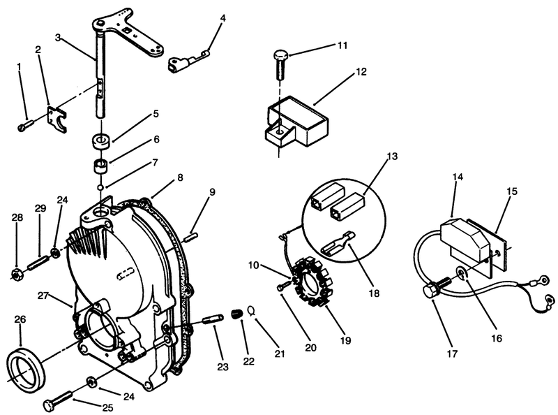 Gearcase and Ignition Controls