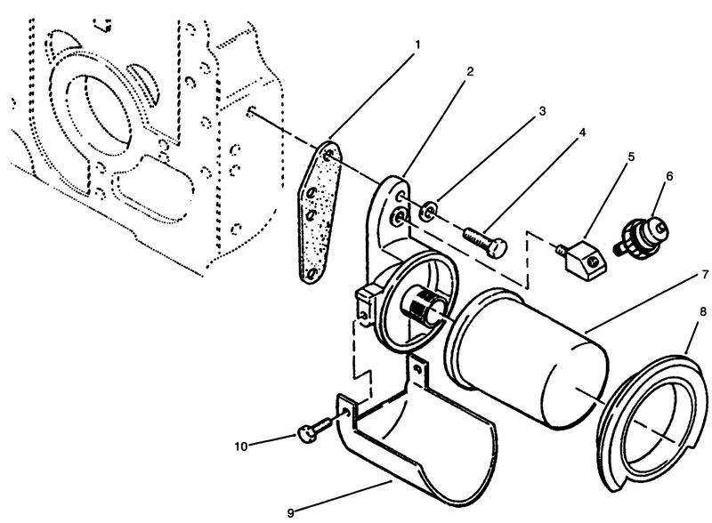Oil Filter And Low Oil Pressure Cut Off Switch