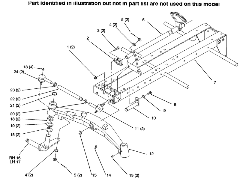 Frame Front Axle