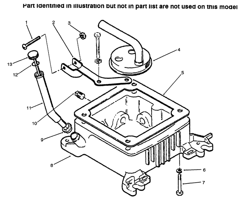 Oil Fill Tube and Base